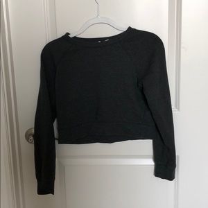 Cropped Dark Grey Sweater